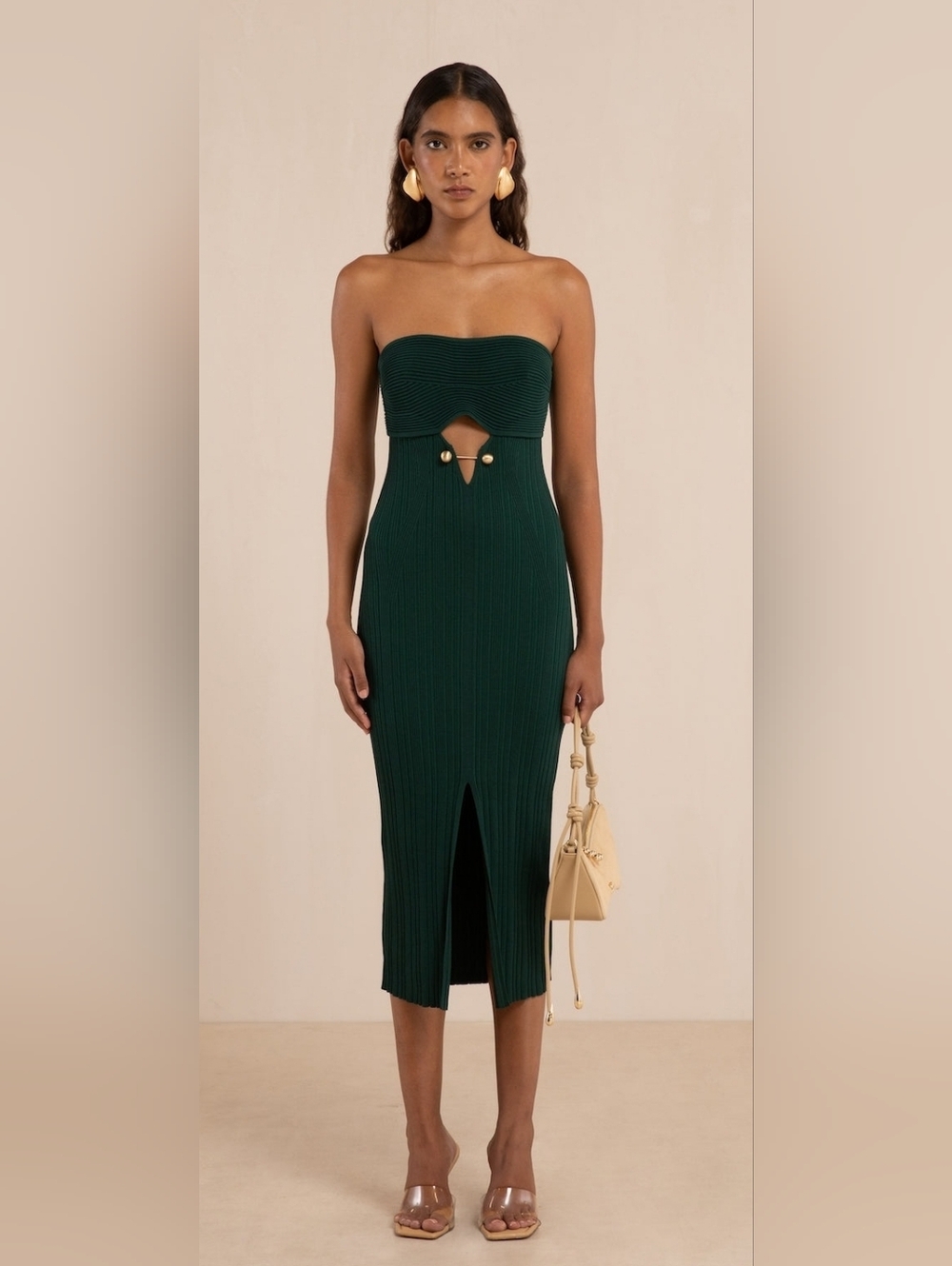 Cult Gaia CHRISTY KNIT DRESS XS